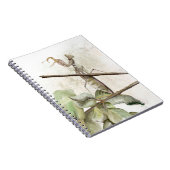 Bidsprinkhaan aquarel notitieboek (Rechterzijde)