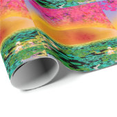 BIDSPRINKHAAN BIJ ZONSONDERGANG CADEAUPAPIER (Rol Hoek)