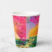 BIDSPRINKHAAN BIJ ZONSONDERGANG PAPIEREN BEKERS (Rechts)