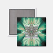 bidsprinkhaan : ethiek blauwdruk magneet (Voorkant / Achterkant)