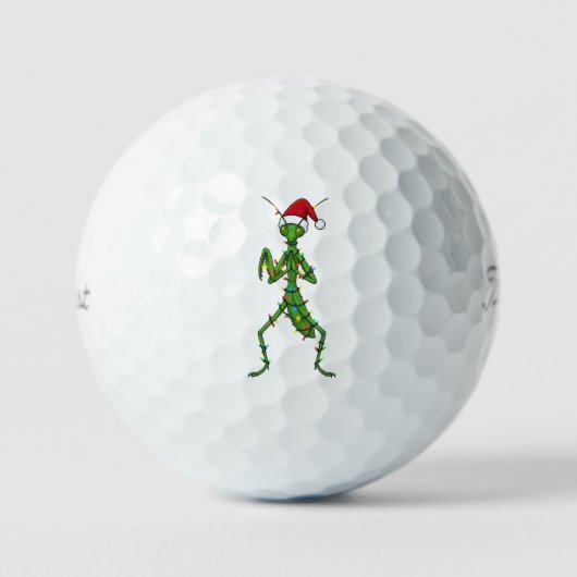 Bidsprinkhaan Kerstvakantie Insect Golfballen (Voorkant)
