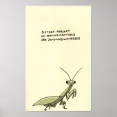 bidsprinkhaantrivia poster (Voorkant)