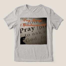 ''Bidt Altijd'' Tri-Blend Shirt