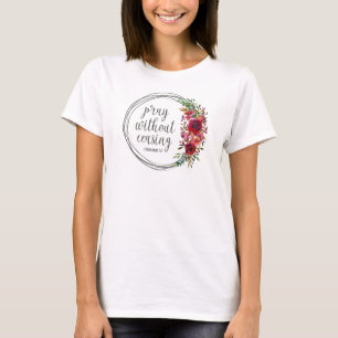 Bidt zonder ophouden t-shirt