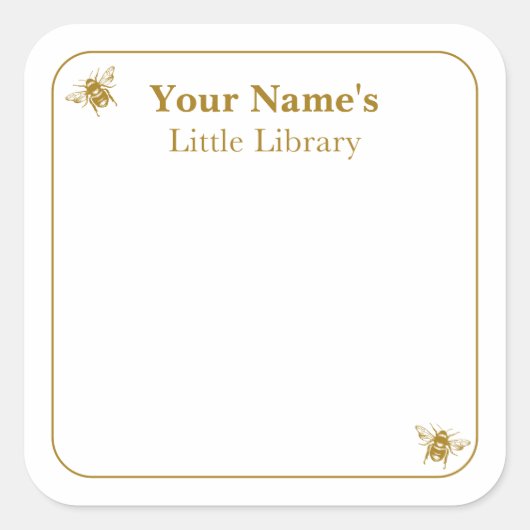 Bieb Bibliotheek Labels Boek Wenskaart (Voorkant)