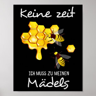 Biebescherming, Honing Motieven, Dieren, Tuin Poster