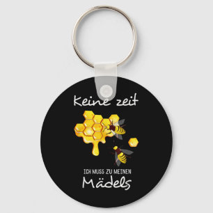 Biebescherming, Honing Motieven, Dieren, Tuin Sleutelhanger