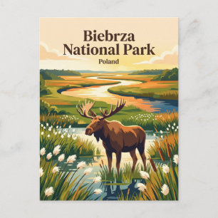 Biebrza Nationaal Park Polen Briefkaart
