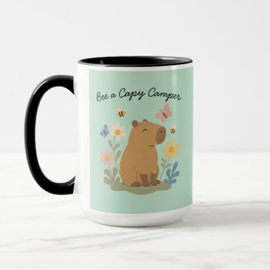 Bied een Capy Camper Capybara Mok (Links)