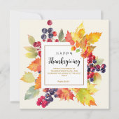 Bied het offer van de Thanksgiving Feestdagenkaart (Voorkant)