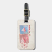 Bied je eigen Bagagelabel voor varkensposters (Voorkant verticaal)