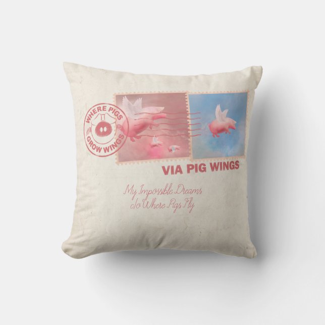 Bied je eigen Sierkussen voor varkensposters (Voorkant)