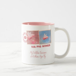 Bied je eigen speelbal aan tweetone koffie tweekleurige koffiemok