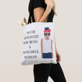 Bied nooit excuses aan voor het feit dat je een ma tote bag (Dichtbij)