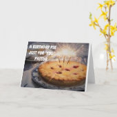 **BIEDDAG PIE** Alleen voor *PASTER* KAART (Gele Bloem)
