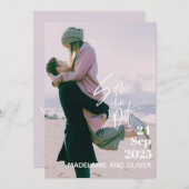 Bieden de Bekleding van de Foto van het huwelijk M Kaart (Voorkant / Achterkant)