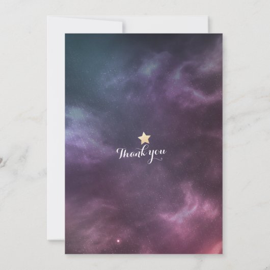 Bieden de datum waarop de Chic Star Sky-constellat Save The Date (Achterkant)