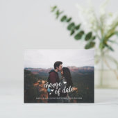 Bieden Foto uitstel, Cute Change of Date Briefkaart (Staand voorkant)