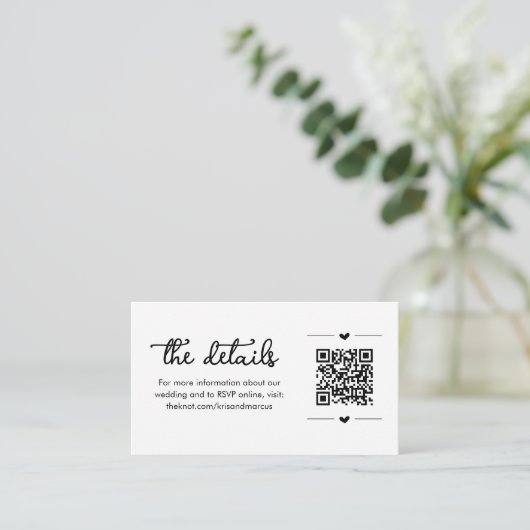 Bieden - Gegevens met Kaart QR-codenummer (Staand voorkant)