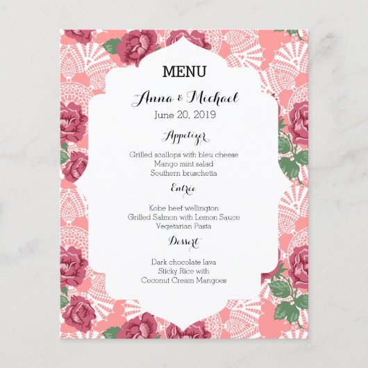 Bieden Menu Afkorting land Chic Roos & kant (Voorkant)