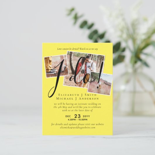 Bieden Uitstel Wijziging Datum ontvangst Briefkaart (Staand voorkant)