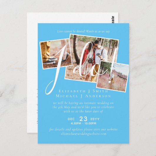 Bieden Uitstel Wijziging Datum ontvangst Briefkaart (Voorkant / Achterkant)