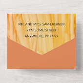 Bieden van alle N One nodigt nieuwe bloemen uit All In One Uitnodiging (Achterkant)