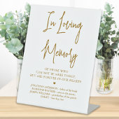 Bieden van een gedenkwaardig goud in een liefdevol reclamebord met voetstuk