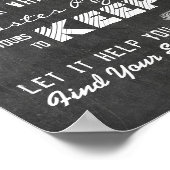 Bieden van een zitvlak voor de nacht vindt uw zitp poster (Hoek)