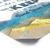 Bieden van een zitvlak voor de nacht vindt uw zitp poster (Hoek)