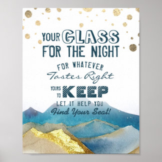 Bieden van een zitvlak voor de nacht vindt uw zitp poster