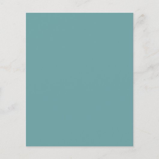 Bieden van geld en Blauwgroen lacy BUDGET Weddensc (Achterkant)