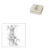 Bieden van kinderen rubberstempel (Gestempeld)