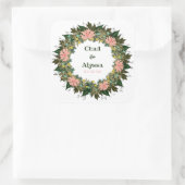 Bieden van oproepingsplek Elegant Vierkante Sticker (Tas)