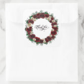 Bieden van oproepingsplek Elegant Vierkante Sticker (Tas)