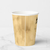 Bieden van papieren bekertjes - bewerkbare tekst o papieren bekers (Rechts)