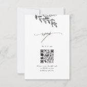 Bieden van RSVP met QR-code en foto's (Voorkant)