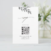 Bieden van RSVP met QR-code en foto's (Staand voorkant)