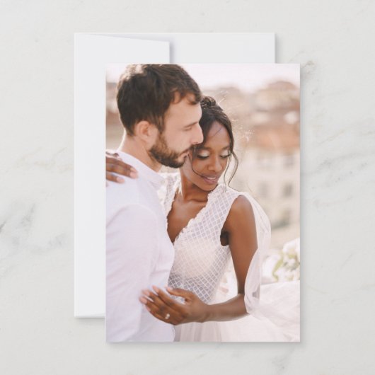 Bieden van RSVP met QR-code en foto's (Achterkant)