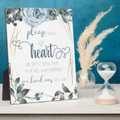 Bieden van weddenschappen Teken een hart Fotoplaat (Zijkant)