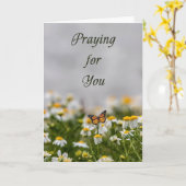 Bieden voor Christelijk Wenskaart Kaart (Gele Bloem)