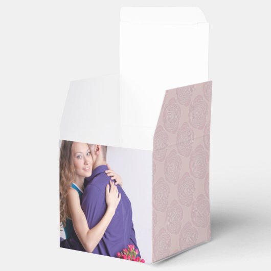 Bieden voor doos Uw foto's Monogram Namen Bedankdoosjes (Geopend)