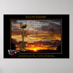 Bieden voor een Fallen Soldier Poster