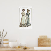 Biedermeier Mode Print 1821 Poster (Keuken)