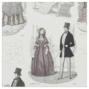 Biedermeier Modes Romantic  Toile Stof