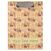 Biedingen en Unicorns op Spring Meadow Klembord (Voorkant)