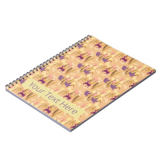 Biedingen en Unicorns op Spring Meadow Notitieboek (Linkerzijde)