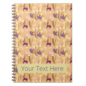 Biedingen en Unicorns op Spring Meadow Notitieboek (Voorkant)