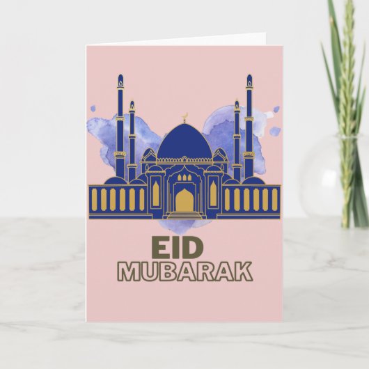Biedkaarten, kaarten voor eid-mubarak, visitekaart (Voorkant)