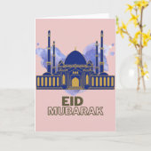Biedkaarten, kaarten voor eid-mubarak, visitekaart (Gele Bloem)